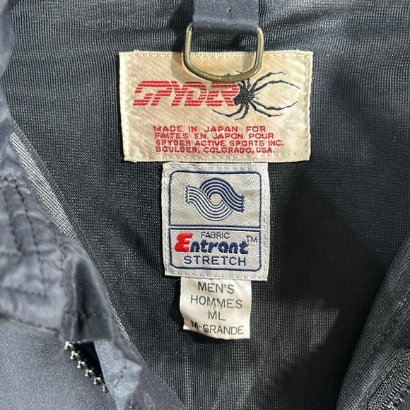 Vintage Spyder Anorak Entrant Windbreaker Sz M - Picture 2 of 7